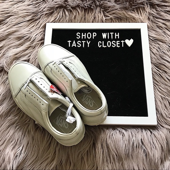 Vans old skool cement leather sneakers - Picture 2 of 4